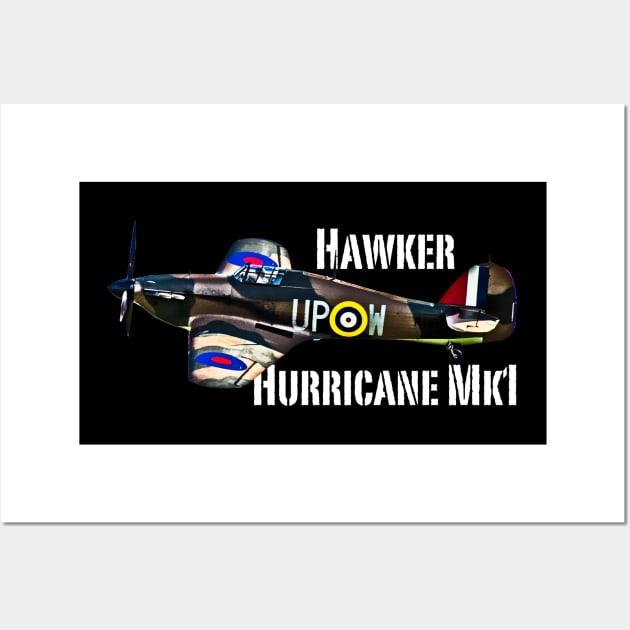 Hawker Hurricane Wall Art by BearCaveDesigns